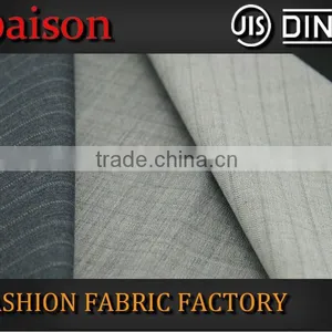High Quality Heavy Woven Stripe Fabric Gray Black for Alpaca Suit thumbnail-2