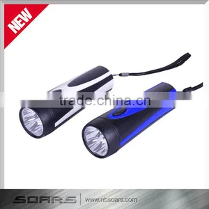 NS9417 4 LED Cheap Plastic Torch With AA Battery thumbnail-1