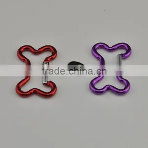 2016 Dog Bone Shape of Carabiner Different Shape of Carabiner for Hiking Climbing thumbnail-2
