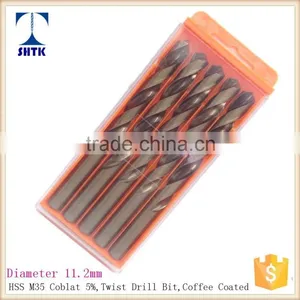 HSS M35 Cobalt Drill, Drill Bit, Dia 11.2mm, Twist Drill Bit thumbnail-1