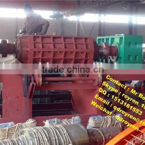 Automatic Waste Tire Recycling Line Used Car Shredder for Sale thumbnail-3