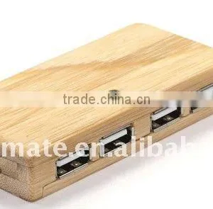 Wooden Usb Hub With 4 Port thumbnail-1