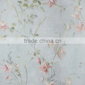 Flowers in Watercolor Vinyl Self Adhesive Pre-pasted Wallpaper Roll P1343-2 thumbnail-1