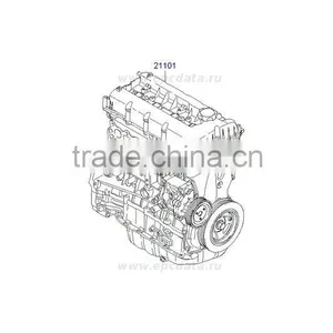 New Engine Gasoline G4JP EURO-3-4 Assy-sub Set From Mobis Manufacture thumbnail-3