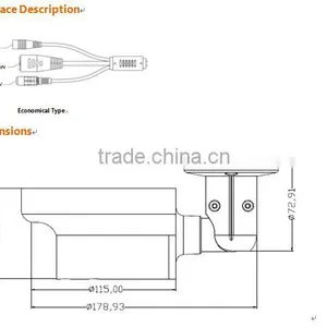 HD Analog 2.0Megapixel Bullet IR Sony Cmos TVI Camera thumbnail-2