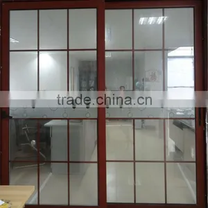 Factory Outlet Aluminum Safety Glass Sliding Doors Living Room Door thumbnail-1