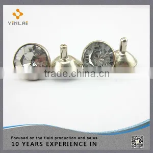 Leather Crystal Rhinestone Decoration Custom Metal Rivet thumbnail-6