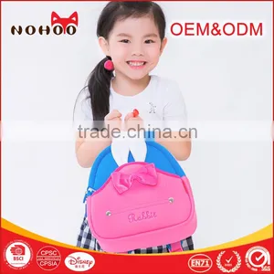 Kawaii Pink Rabbit Neoprene Waterproof Mini Kids School Bag Backpack Bags For Baby Girls thumbnail-4