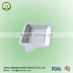 Disposable Bio-degradable Pulp Cake Plate thumbnail-1