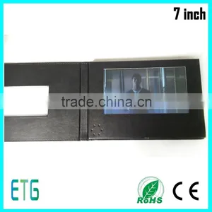 Digital Video Player Greeting Cards With LCD Screen for Gifts & Promotion, Customer Download Their Own Video thumbnail-1