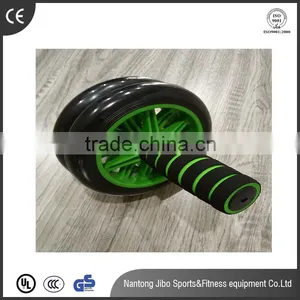Brand New No Noise Green Abdominal Wheel Ab Roller With Mat For Exercise Fitness Equipment thumbnail-1