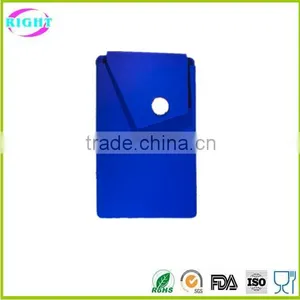 Custom 3M Sticker Silicone Credit Card Holder, ID Card Holder Backed Phone With Button thumbnail-3