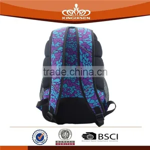 2015 Waterproof Blue and Purple Leisure Backpack thumbnail-5