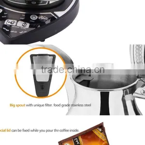 1000ml High Quality Stainless Steel Dallah Coffee Pot Arabic Coffee Maker thumbnail-6