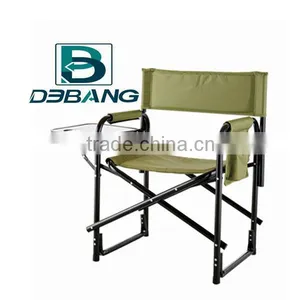 Metal Folding Director Chair With Table thumbnail-1