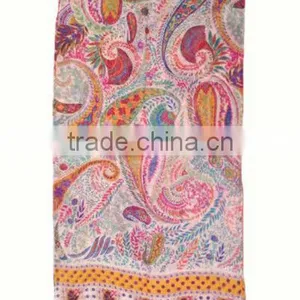 Printed Silk Scarf Shawl de Chine thumbnail-1