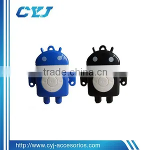Portable Usb Mp3 Player in Colorful Android Robot Design With Good Price thumbnail-1