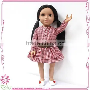 Fashion Plastic Vinyl Half Cloth Body Doll Toys , PVC Vinyl Doll for Girls thumbnail-2
