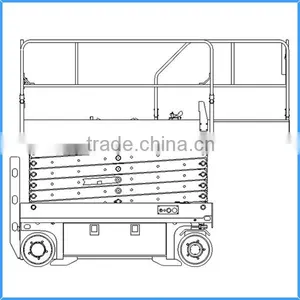 Electric Scissor Lift Platform of Load Rise thumbnail-2