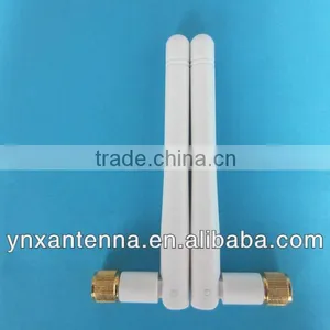315mhz Rubber Duck Antenna Black/white Coat Gold SMA/RP-SMA 3dbi thumbnail-1