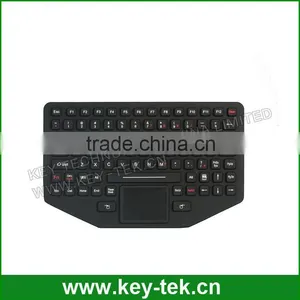 89keys OEM Version Silicone Led Industrial Military Keyboard With Touchpad thumbnail-3