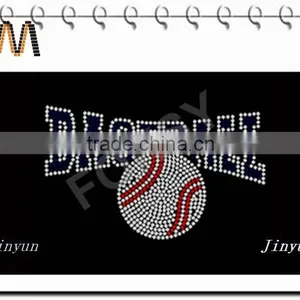 Wholesales and DIY Baseball Hot Fix Rhinestone Heat Transfer Design thumbnail-2