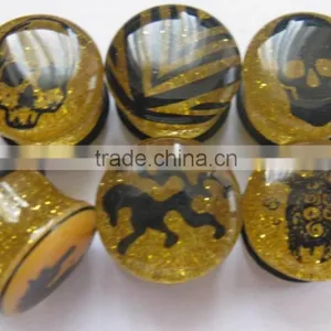 2015! Most Popular Body Jewelry uv Plugs thumbnail-5