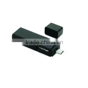 Micro SD/TF SD Micro USB OTG Smart Card Reader for Smartphone With Switch thumbnail-2