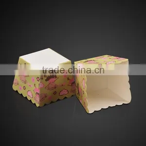 XFB19 BAKEST New Hot Sale High Temperature Resistance Square DIY Baking Muffin Cake Paper Cup thumbnail-5