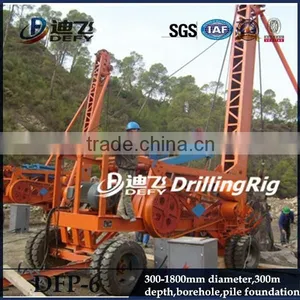 Small Portable Percussion Drilling Rig Model DFP-6 thumbnail-3
