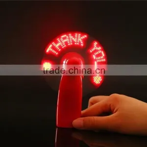 Promotional Gift Customized Message Mini Program LED Fan thumbnail-2