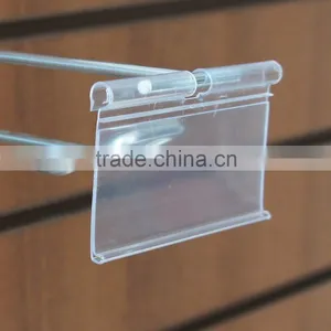 GOOD QUALITY PVC Plastic Price Label Holder Sign Holder/ Plastic Label Display Price Holder thumbnail-3
