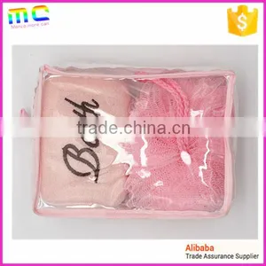 a Set of Colorful Plastic Mesh Bath Sponge and Bath Ball With Beautiful Package Can as Gift Quality Choice thumbnail-4