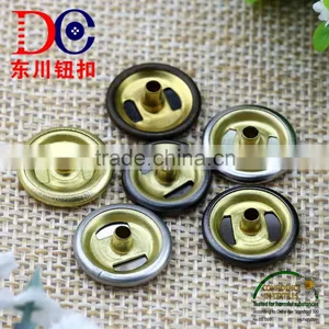Different Metallic Colors Fastener and High Quality Ring Metallic Button for Jacket thumbnail-5