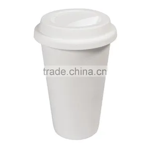 9OZ Factory Customized Rippled Paper Tea Cup With Lid About Single Wall or Double Wall thumbnail-1