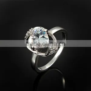 Hot Vintage Old Fashion Party Diamond Ring With Rhinestone thumbnail-2
