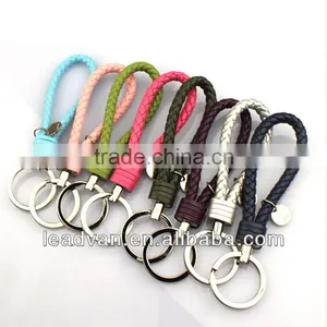 European Style Personalized Metal Keychain Souvenir,High Quality PU Leather Keyring thumbnail-4