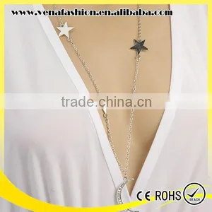Moon Star Cheap Necklace Chain Types, Necklace Chain Design thumbnail-3