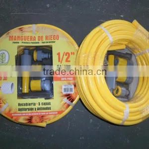 1/2" Polyester Fibre Reinforced 50 Metre PVC Garden Hose With Spray Nozzle Set thumbnail-6