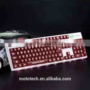 USB Port Hign-cap 104keys Standard Mechanical Feeling Laser Gaming Keyboard With Backlight Design Factory Supply thumbnail-1