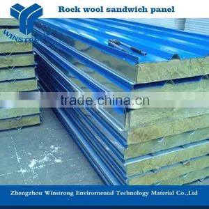 Corrugated Sandwich Panel/Rockwool Sandwich Wall Panel thumbnail-1