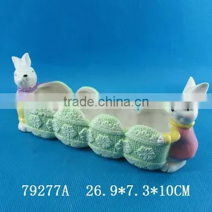 Wholesale Cock Design Ceramic Utensil Holder for Easter thumbnail-6