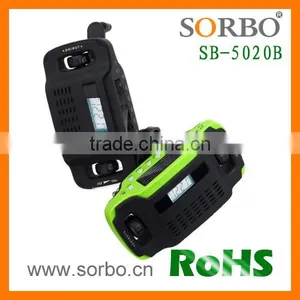 Solar Energy Radio / Handcrank Dynamo FM/AM Radio Flashlight thumbnail-2
