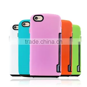 10 Colors Ballistic IFace 5th Innovation Soap Hybrid Case Wallet Card Holder Protector Case for Iphone6/6s thumbnail-1