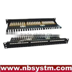 24 Port UTP Cat6 Patch Panel 19" 1U,LSA IDC thumbnail-1