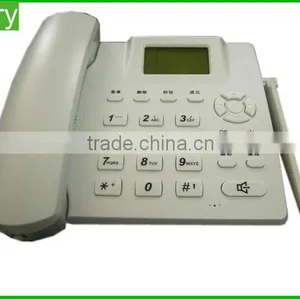Popular Sim Card Gsm Fixed Wireless Desktop Phone / Dual Sim Phone From China thumbnail-1