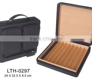 Custom Spanish Cedar Travel Cigar Case thumbnail-1