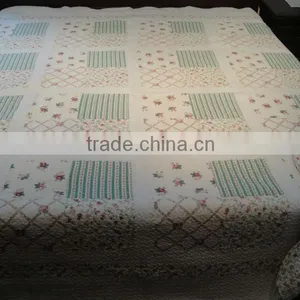 100% Polyester Patchwork Quilt Set Made in China thumbnail-1