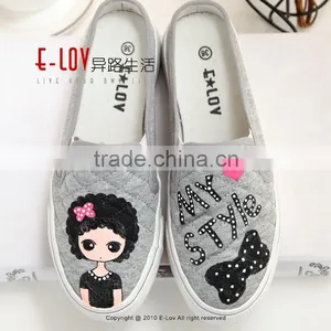 NO.WBT011GHot Sales High Quality Casual Women Canvas Shoes thumbnail-6