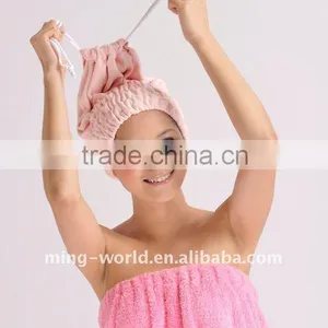 Plain Dyed Microfiber Hair Turban for Adults thumbnail-1